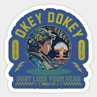 Okey Dokey vintage Sticker